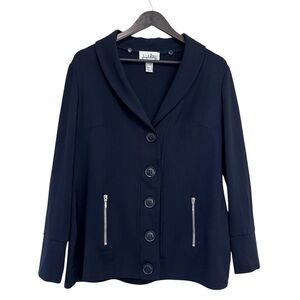 Joseph Ribkoff Ponte Knit Button Up Jacket - Made in Canada